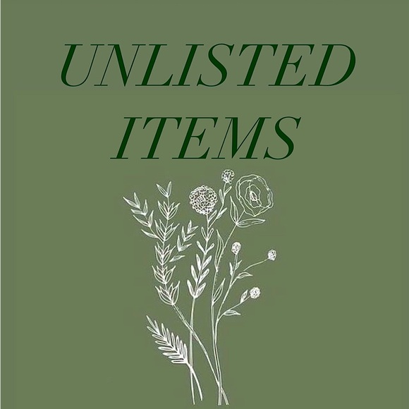 💕UNLISTED ITEMS💕 - Picture 1 of 1